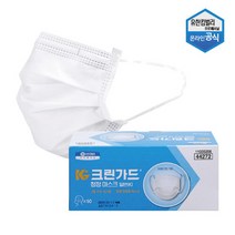 유한킴벌리 크린가드 청정마스크 50매 국산 벌크 44272, 단품없음, free