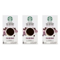 스타벅스 via 인스턴트 커피 8개입 3팩 이탈리안 로스트 Starbucks VIA Instant Coffee Dark Roast Packets