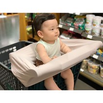 리몽베베 멀티커버 (베이지) 아기의자 하이체어 쇼핑카트 자기주도이유식 아기담요 수유가리개, 베이지