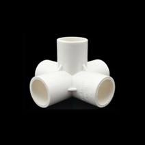 호스연결커넥터 물호스 커넥터 16 호수 연결 부속 모음 정원 호스 16mm 20mm 20253240mm 흰색 pvc 파이프 피팅 스트레이트 팔꿈치 티 크로스 워터 파이프 어댑터, 내경 20mm, 5가지 방법