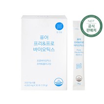 네츄럴굿띵스 퓨어 프리&프로바이오틱스 30포, 4g, 60개