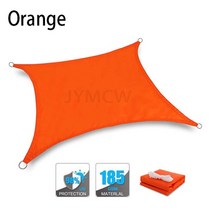 천막사 글램핑제작 텐트 우레찬창 비닐쉘터 천막공사 이글루비닐텐트 우레탄쉘터 천막제작 방수천막제작 야외 그늘 돛 방수 및 자외선 차단 폴리 에스테르 천막 안뜰 간이 차고 뒤뜰, 300x500CM, 주황색