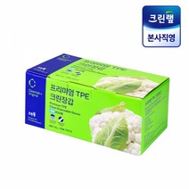 크린랩 프리미엄 TPE 크린장갑 400매 (대형), 단품
