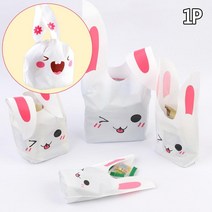 이색선물 기념일 생일 토끼 선물 포장봉투 소이캔들, 중, 중-빨간안경