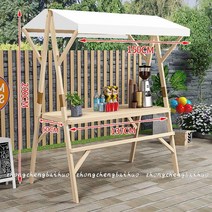 플리마켓 매대 부스 테이블 가판대 이동할 수 있는 접히는 마구간 주문 옥외 창고 진열대 단단한 나무 선전용 부유물 야시장 시장 대 트롤리, 없음, 15. 식탁보와 램프가 없는 흰색 150*60*200,