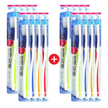 메디안 프라그 칫솔 이중 미세모 (8+8개입), 1세트