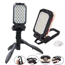 LED 충전식 캠핑 랜턴 손전등 후레쉬 작업등 38능, W599멀티랜턴(삼각포함)아X