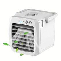 4평에어컨 텐트에어컨 무시동 초소형 차박 야외 3평 에어컨 휴대용 공기 냉각 팬 미니 가정용 공기 냉각기 다기능 3 in 1 가습기 청정기 여행 소형 usb 팬, 02