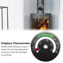 아파트화목난로 가정용 실내 마그네틱 벽난로 스토브 온도계 파이프 게이지
