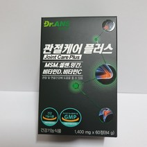 닥터안스 관절케어 플러스 60정(1통) 무릎 관절 영양제, 180정, 3개