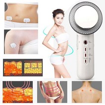 갈바닉 마사지기 리프팅 가정용 고주파 마사지 3 in 1 초음파 지방 캐비테이션 ems 적외선 바디 슬리밍 성형 기기 적외선 버너 초음파 거기, EU 플러그