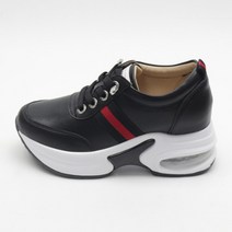 여성용 에어 티안나는 8cm키높이속굽 밴딩 스니커즈