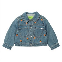 [AK원주점] [티파니] 사과 자수 데님 JK T34KBK010N3