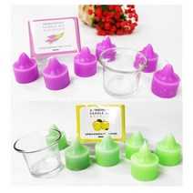 나성 6p 향초홀더세트 캔들 아로마 티라이트, 랜덤