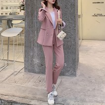 대박난박양 위드미 배색 정장 투피스
