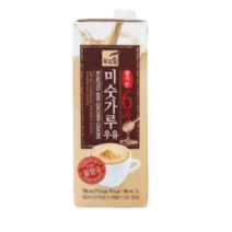 푸르밀 미숫가루우유 750ml x 1팩 꿀이든 6곡우유, 4개