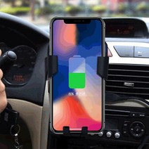 ZWN196110wireless 고속 송풍구 차량용 반자동 무선 충전 거치대 MR-01, 송풍구 무선충전 거치대 MR-01