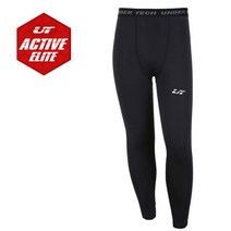 언더테크 액티브 엘리트 웜 컴프레션 타이츠 UTP011 [검정/발열]