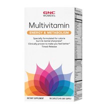 GNC 여성용 멀티비타민 에너지 메타볼리즘 90정 Womens Ultra Mega Energy Metabolism, 1개