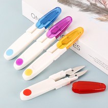 뚜껑 봉제 칼라 바느질용품 실밥제거 쪽가위 KK330, 쪽가위/옐로우