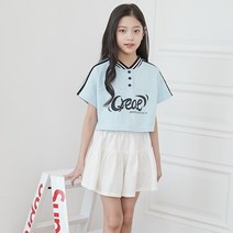 리키즈jr)요꼬반오픈크롭티 V0409