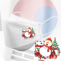 인쇄마스크 크리스마스 기념일 마스크 25매 모델명 aa_23 KF94 3D입체형