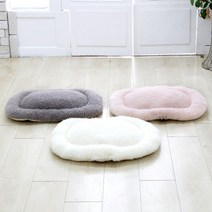 도그포즈 뽀글이 강아지 고양이 방석, 그레이