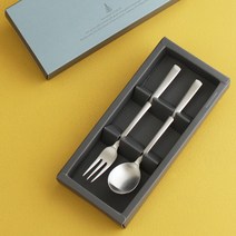 인스푼 티스푼포크 돌답례품 티스푼세트, 티티 2P, 인쇄 / 포장 (빨강도트)