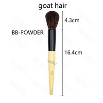 BB 시리즈 루스 파우더 브러쉬 앵글 페이스 블러쉬 파운데이션 버핑 아이섀도우 쇼더 블렌더 라이너 메이크업 브러쉬, BB-Powder 2