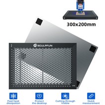 레이저컷팅기 각인기 마킹기 SCULPFUN S6 프로 레이저 조각기 모듈 5.5W 헤드 조각 기계 커터 나무 아크릴 절단 금속, [03] Honeycomb Panel