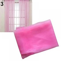 주방 거실 용 tulle 커튼 유리 원사 sheer window valance 커튼 순수 컬러 침실 홈 웨딩 장식