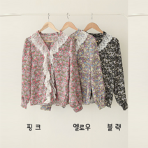 NewCare여성 블라우스 프릴레이스 데이트룩 이쁜블라우스