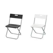 이케아 건드 접이식 의자, 화이트(202 178 00)