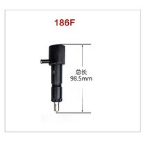 발전기부품 KIPOR KAMA YANMAR 5KW 디젤 발전기 186F 엔진 인젝터 용 170F 연료 어셈블리, 02 186F
