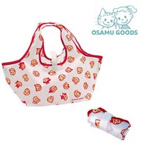 일본 수입 오사무굿즈 콤비니 광폭 에코백 가방 레드