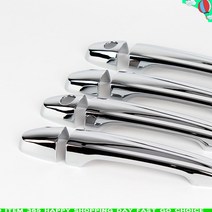 코란도C 도어캐치 커버 크롬몰딩