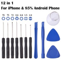 수공구 공구 세트 손 도구 키트 열기 프라이 바 화면 분해 스크루 드라이버 삼성 huawei xiaomi 휴대 전화 용 iphone 용 수리 도구, 안드로이드 폰용