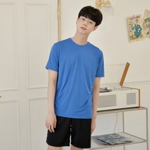 [바보사랑] 지앤제이 싱글 스판 라운드 반팔 티셔츠 (남여공용)