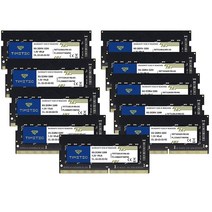 Timetec 32GB (2x16GB) DDR4 3200 CL22 게이밍 노트북 메모리 RAM 모듈, 80GB KIT(10x8GB)