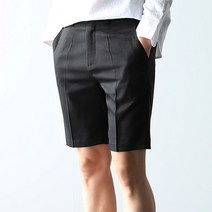 제제 남성용 슬림라인 5부 반바지 슬랙스