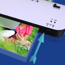코팅 라미네이터 사진 라미네이터 기계 4 접착제 가정용 상업 열가소성 씰링 필름 가소제 1p, 한개옵션0