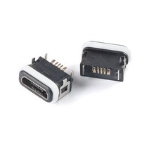 미니 usb 커넥터 10Pcs/1pc IPX8 마이크로 USB c 3.1 2.0 여성 잭 5P 4/2 피트 Smd 인라인 패널 스테인레스 스틸 방수 Diy, [02] 4Feet 5p, [03] 10 Pieces
