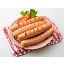 도나우 숯불갈비향 소시지 1kg / 청양고추소시지 옥수수콘소시지 냉동소세지 캠핑용 핫도그용, 도나우]옥수수콘소시지 1kg