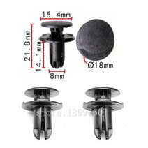 Unda i #86595-2T500 865952T500 용 10x OEM 플라스틱 패스너 앞 범퍼 고정 클립, 단일옵션, 1개