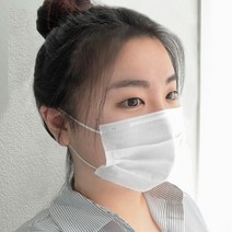 뉴리스 여름용 시원한 얇은 일회용 수술용 덴탈 마스크, 100매