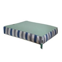 쏘아베 스트라이프 반려동물용 방수 사각베드, 민트