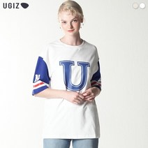 [UGIZ] 유 블로킹 티셔츠 (남녀공용) (택가격:49000원)