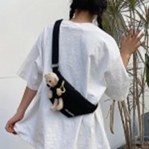 초등학생 귀여운강아지 캐릭터크로스백 원마일웨어 30대가방 미니멀룩 꾸안꾸 출근룩