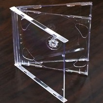 CD케이스 쥬얼케이스 20장/50장 택 공케이스 투명/블랙 택, 2CD쥬얼케이스(투명)-50장