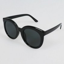 블랙_블랙- 20대 여성 동그란 뿔테 선글라스 남자